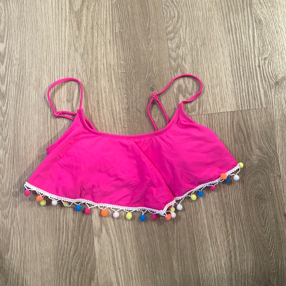 SO pink bathing suit top. Size small